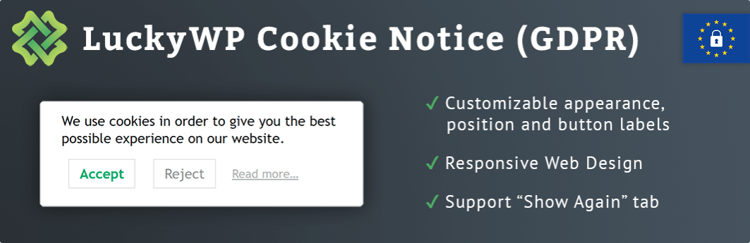LuckyWP Cookie Notice (GDPR)