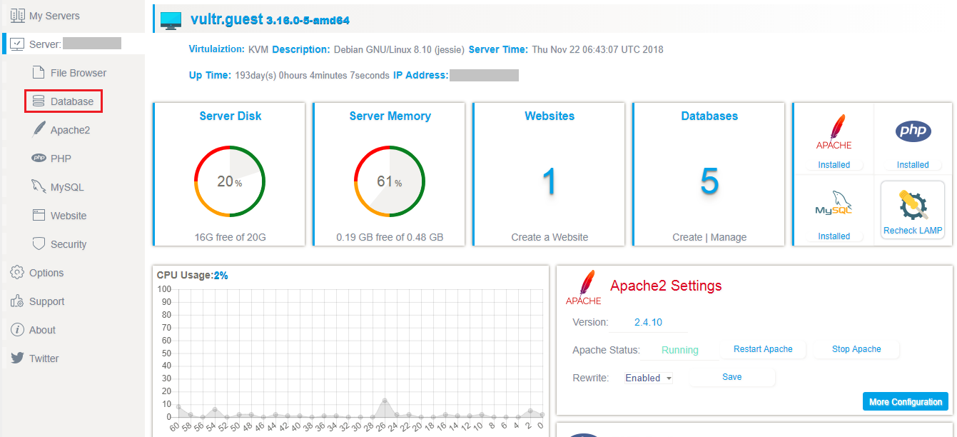 mysql database server tutorial