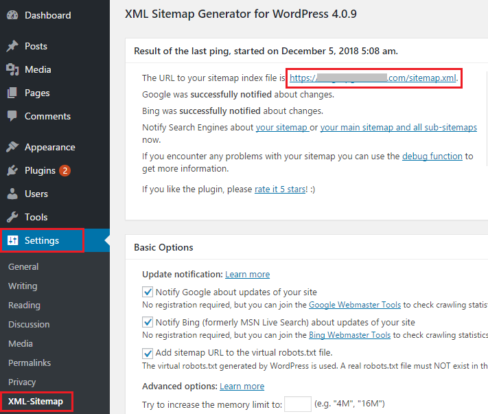 XML Sitemap Generator for Google – Plugin WordPress