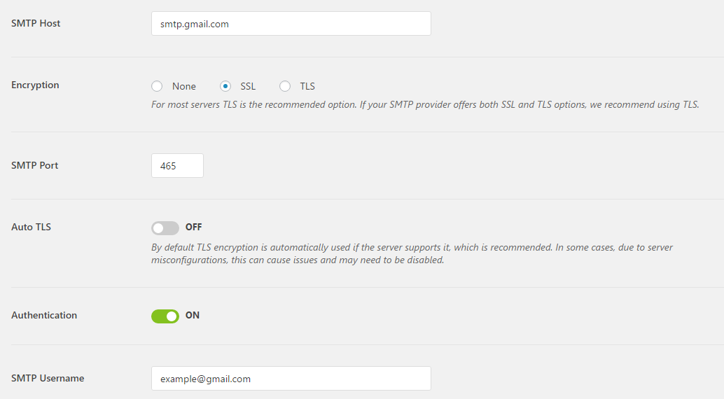 comcast outgoing mail smtp settings