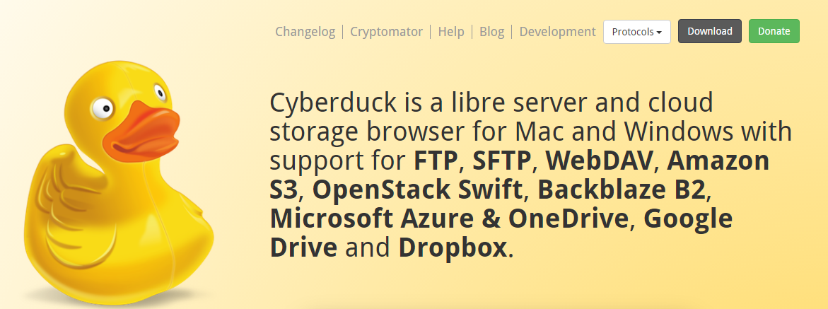 cyberduck ftp client mac