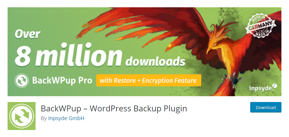 BackWPup - the perfect WordPress backup plugin