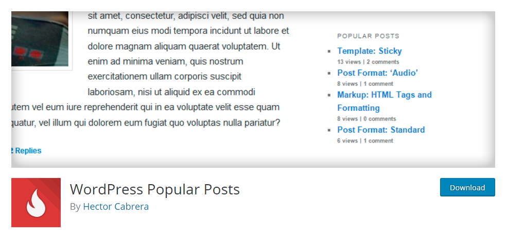 WordPress Popular Posts plugin