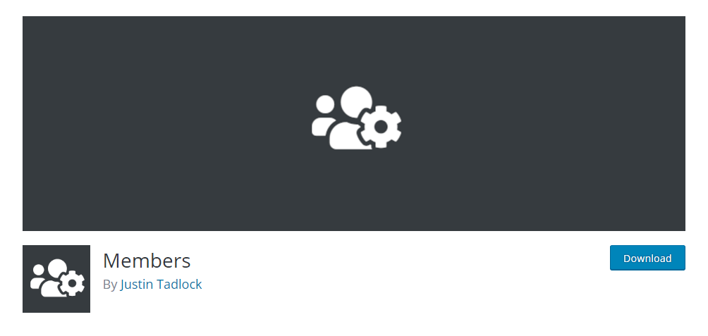 Members - WordPress user role plugin