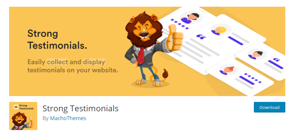 Strong Testimonials plugin