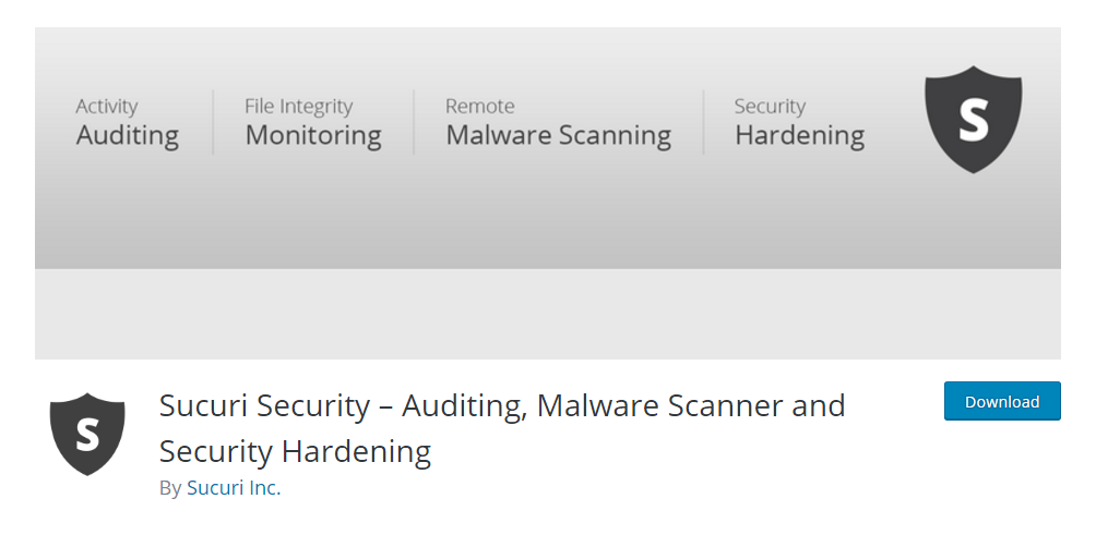 Sucuri Secuirty plugin