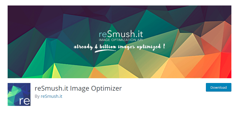reSmush.it Image Optimizer plugin