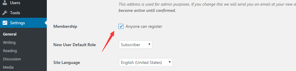 Allow anyone to register forum