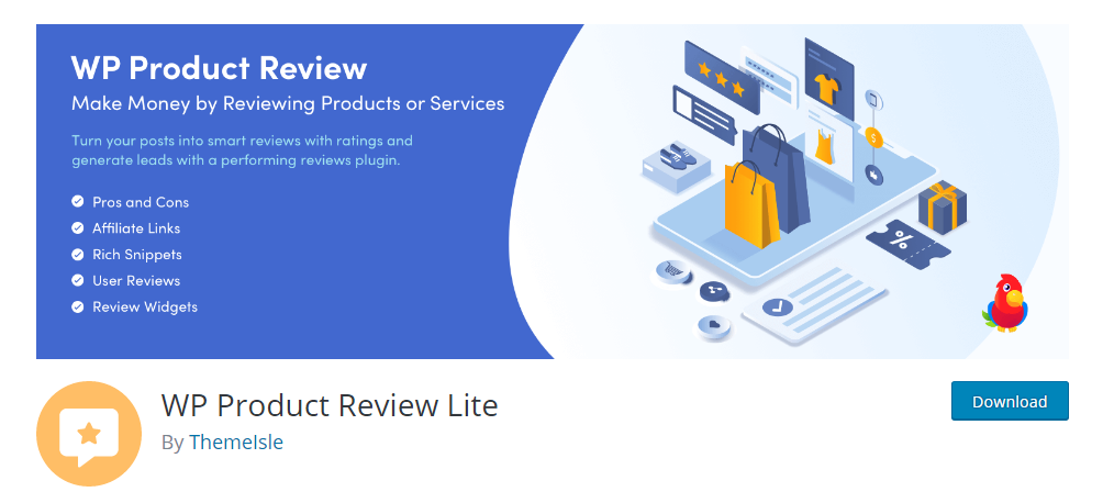 WP Product Review Lite