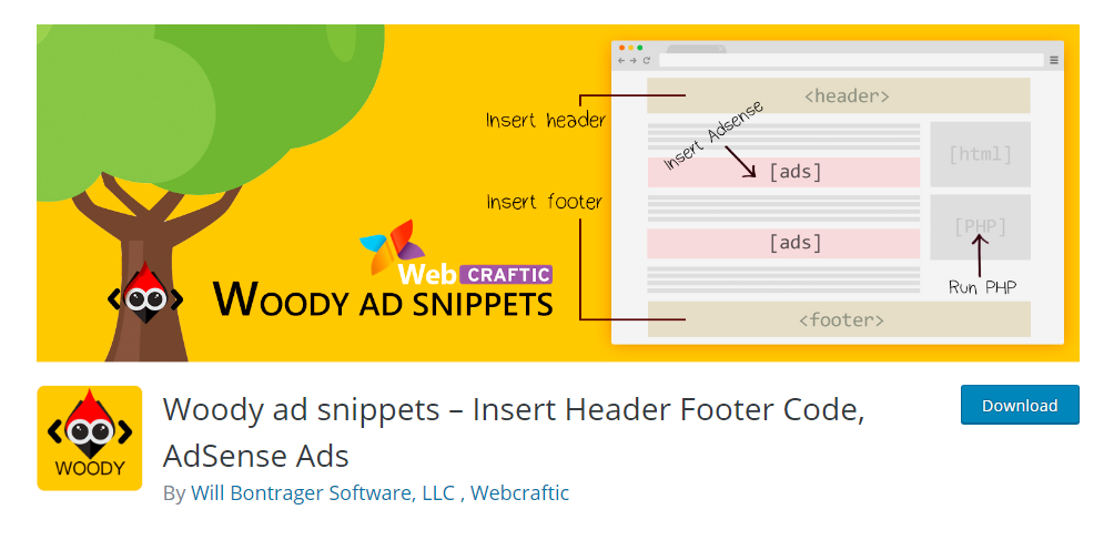 Woody ad snippets - WordPress ad management plugin