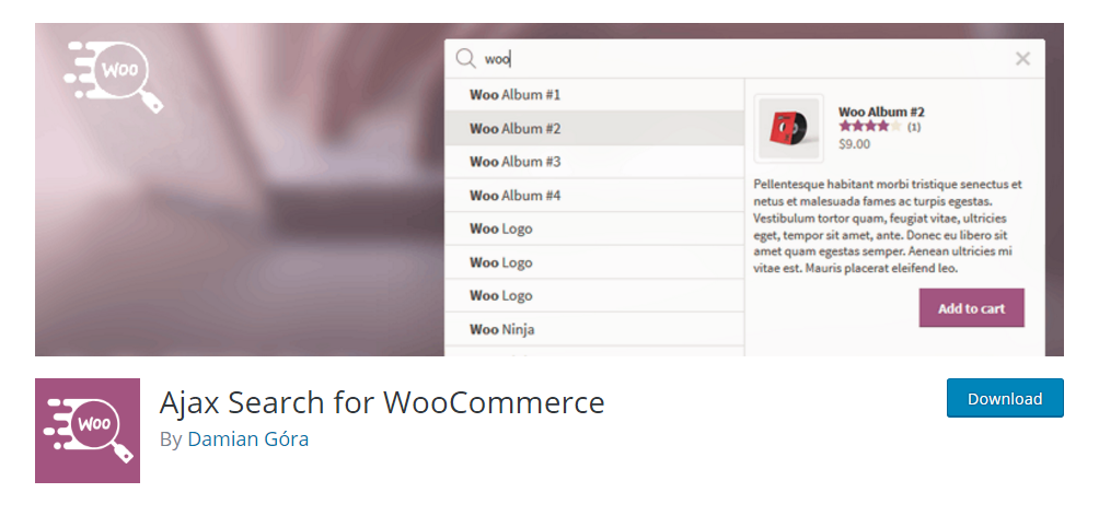 Ajax Search for WooCommerce