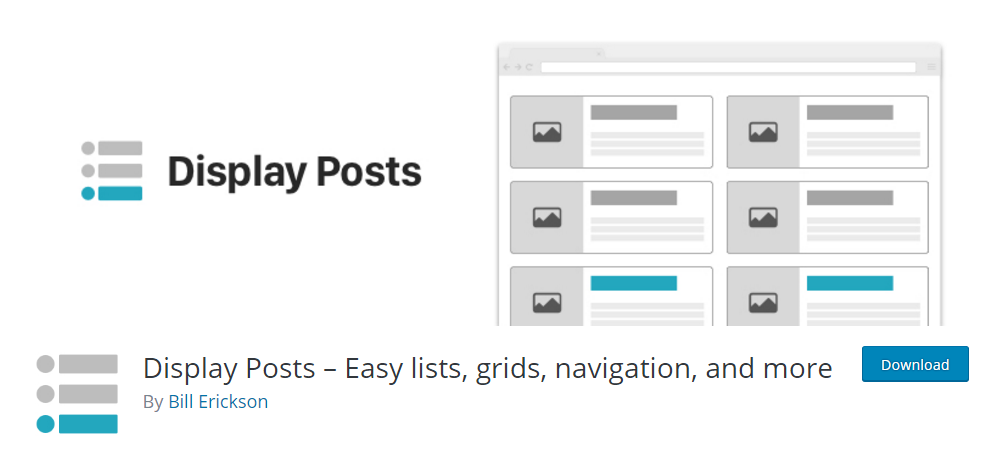 Display Posts plugin