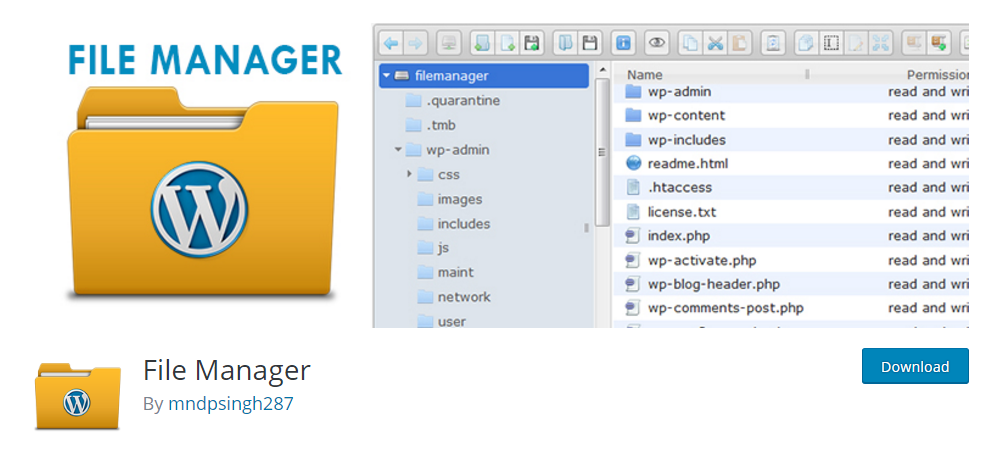 File Manager plugin