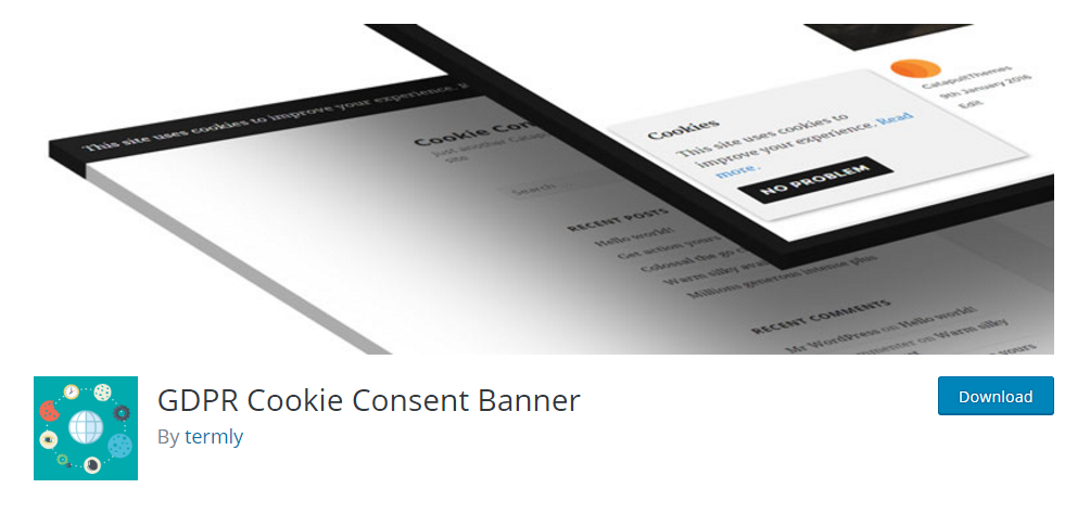 GDPR Cookie Consent Banner