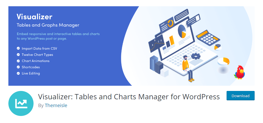 Visualizer - WordPress table plugin