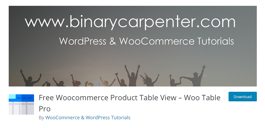 Woo Table Pro - WordPress table plugin