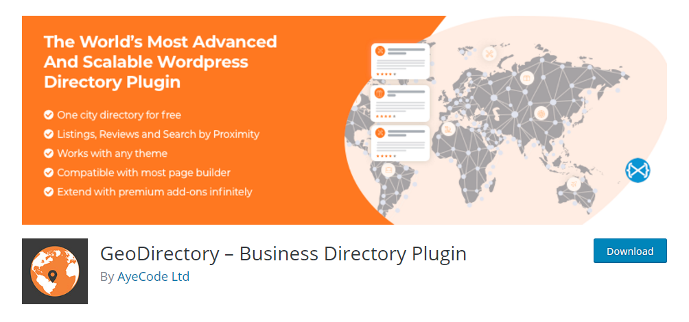 GeoDirectory - Business directory plugin