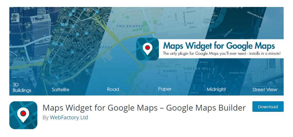 Maps Widget for Google Maps - Google Maps Builder