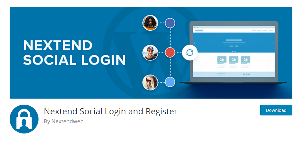 Nextend social login and register