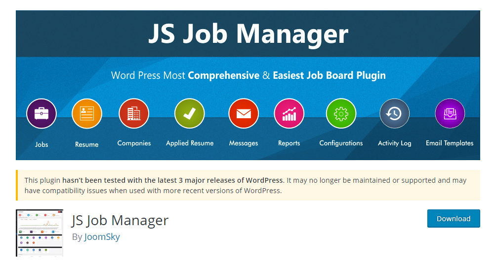 JS Job Manager