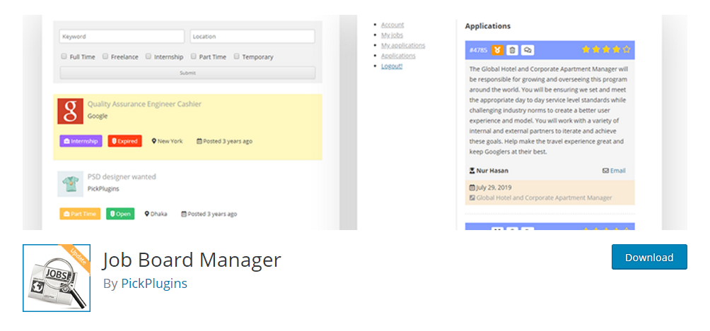 Job Board Manager