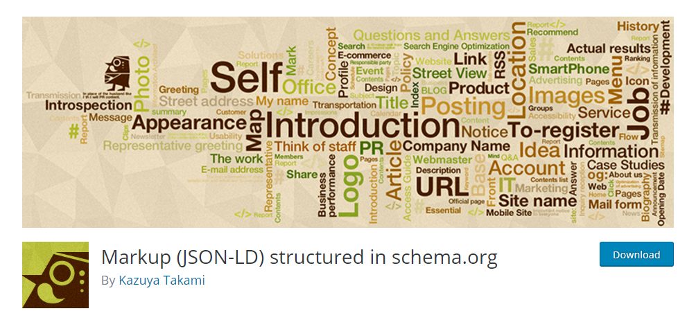 Markup (JSON-LD) structured in schema.org