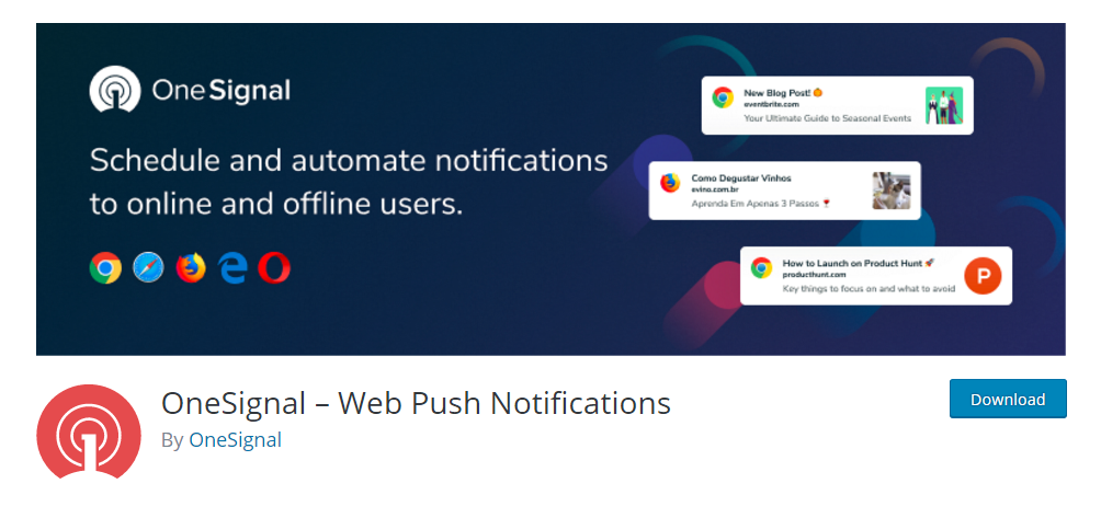 one signal web push