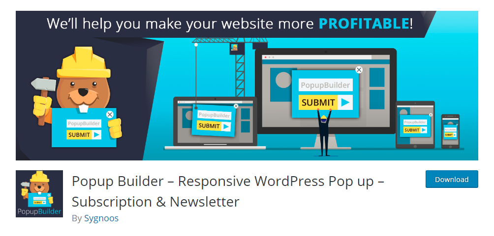 Popup Builder - Responsive WordPress Pop up - Subscription & Newsletter