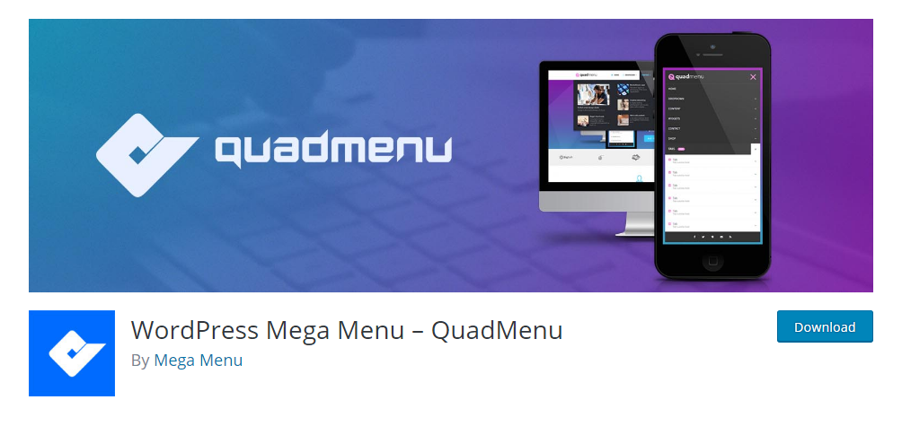 WordPress Mega Menu - QuadMenu