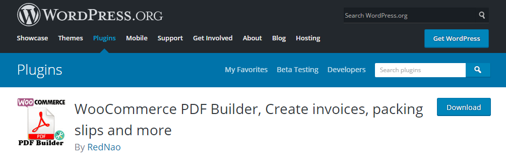 WooCommerce PDF Builder, Create invoices, packing slips and more