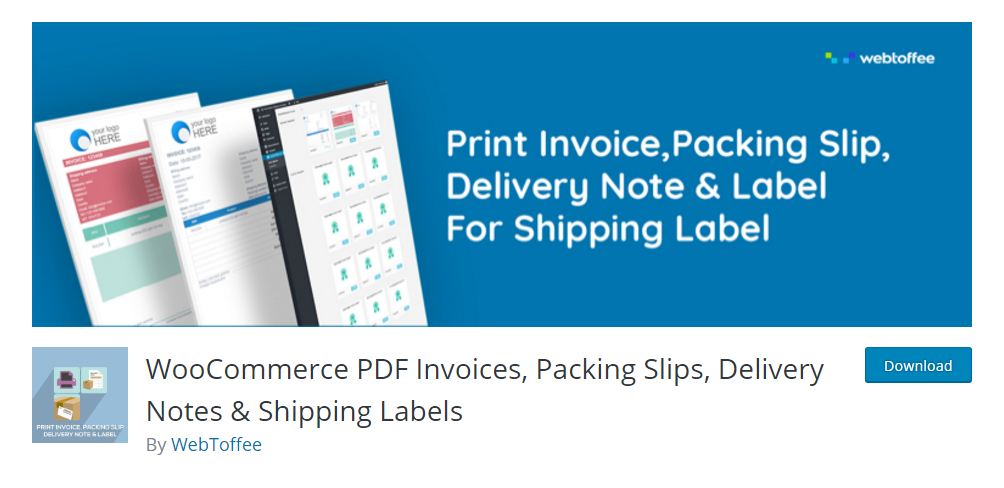 WooCommerce PDF Invoices, Packing Slips, Delivery Notes & Shipping Labels