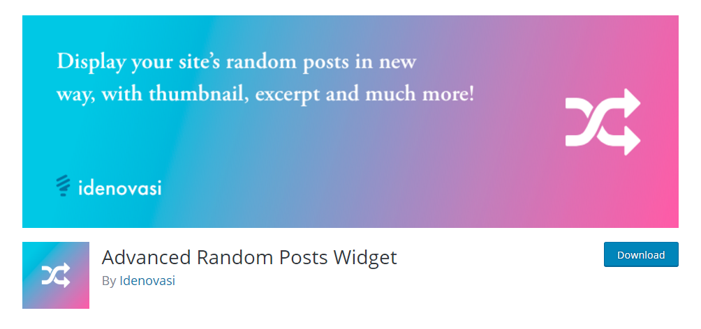 Advanced Random Posts Widget