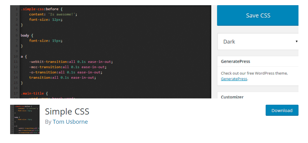 Кастомные CSS стили. Встроенный стиль CSS. Ксс Симпл. Div плагин. Simple plugin