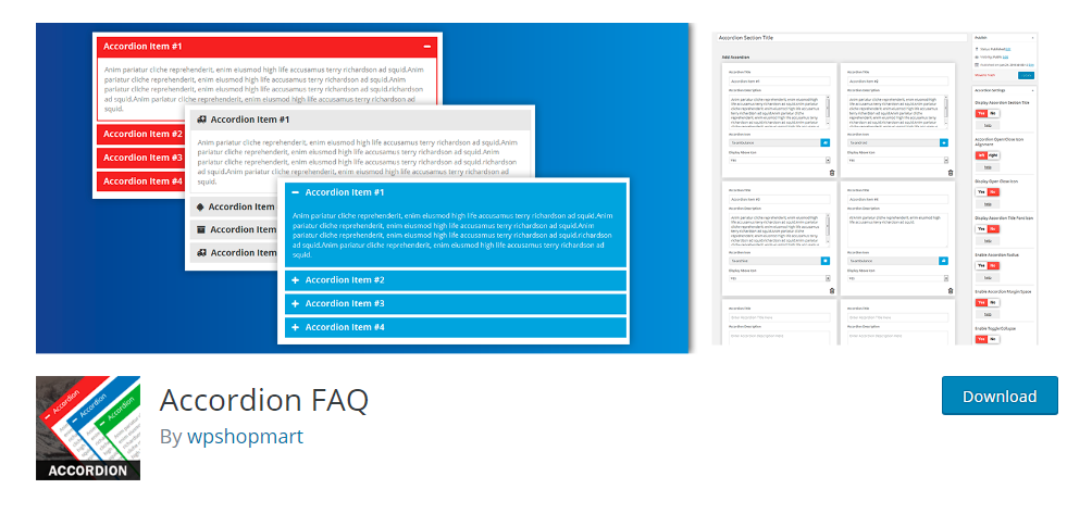 Accordion FAQ - FAQ WordPress plugin