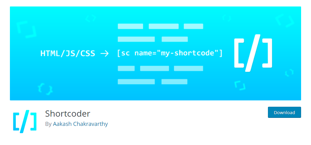 Shortcoder - WordPress shortcode plugin