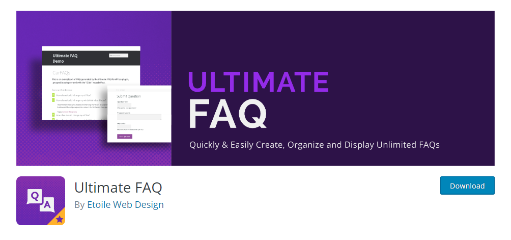 Ultimate FAQ - WordPress FAQ plugin