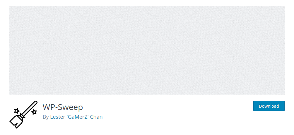 WP-Sweep - WordPress database plugin