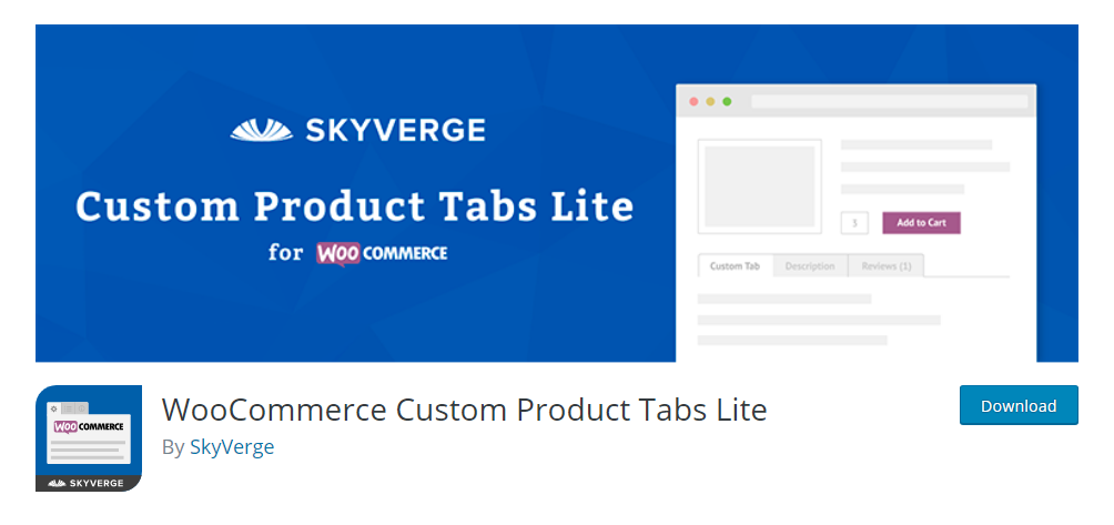 WooCommerce Custom Product Tabs Lite