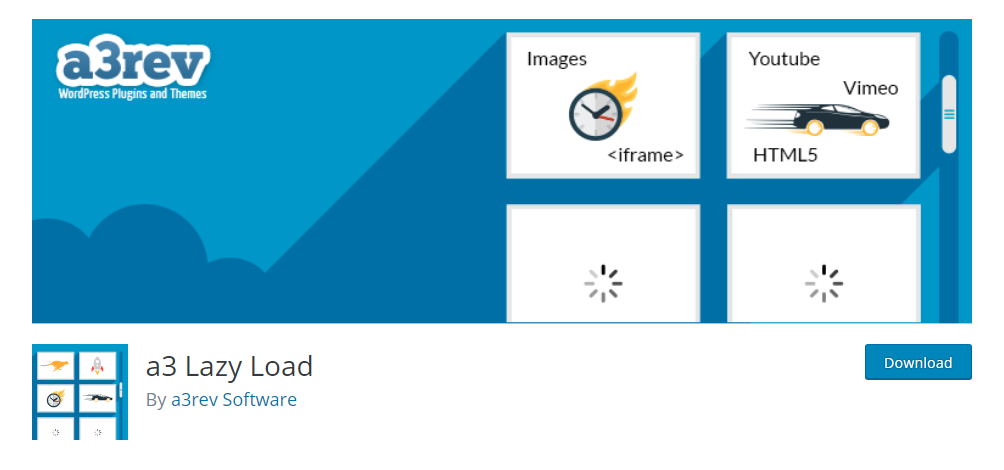 a3 Lazy Load - lazy loading plugin