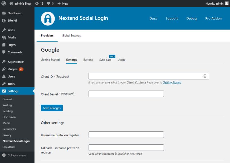 Provider - Facebook – Nextend Social Login – WordPress Plugin