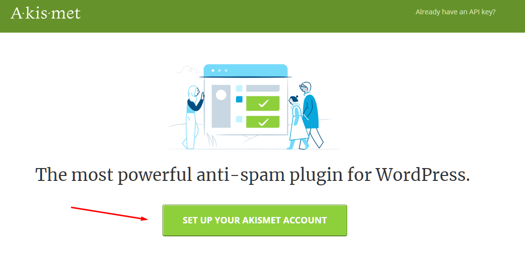 Set up your Akismet account