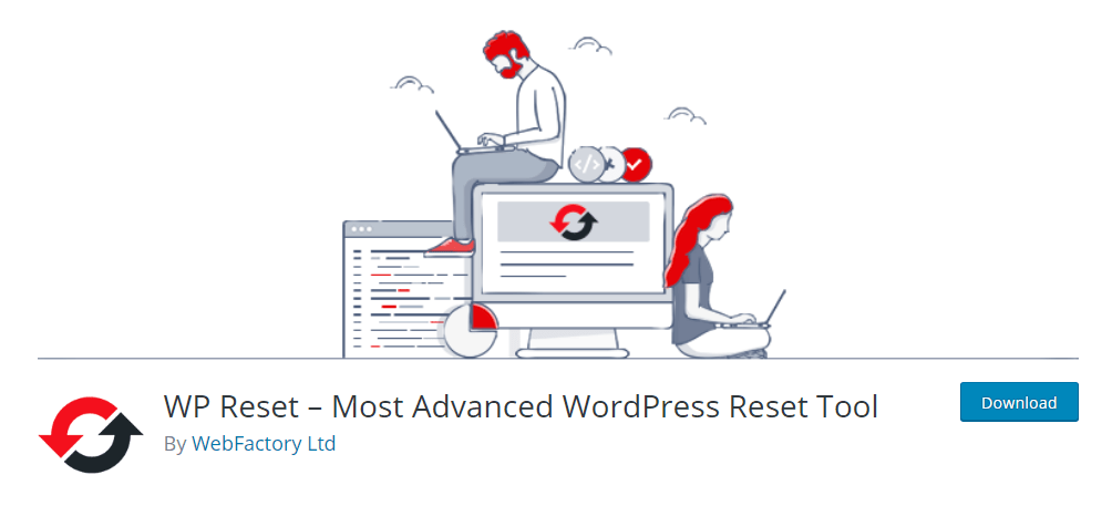WP Reset plugin