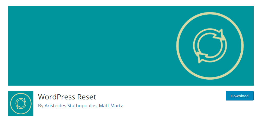 WordPress Reset